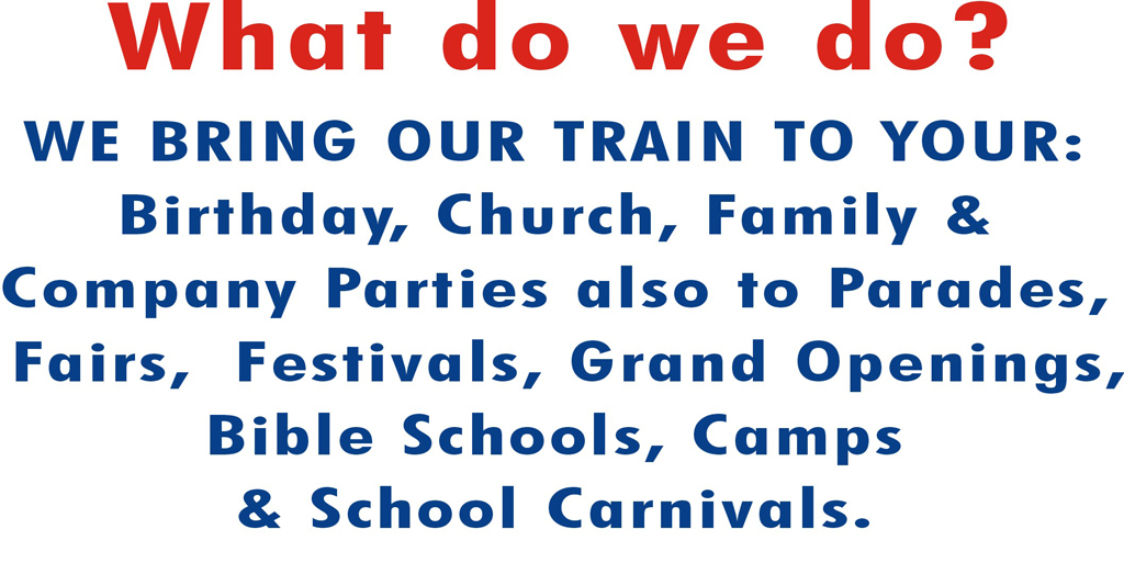 Train Party Train Rental Ohio